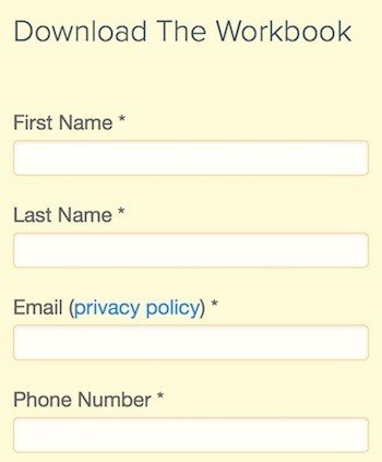 HubSpot form email field: Link to Privacy Policy