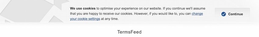 Rightmove Cookies Notification