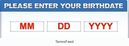 Verification: Enter Your Birthday