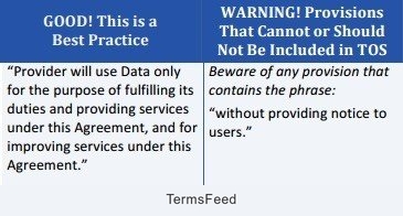 Model of Terms of Service - Screenshot #6