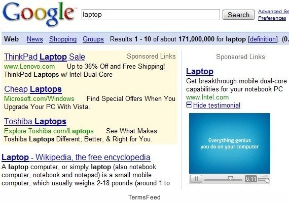 Google Search Ads Marked