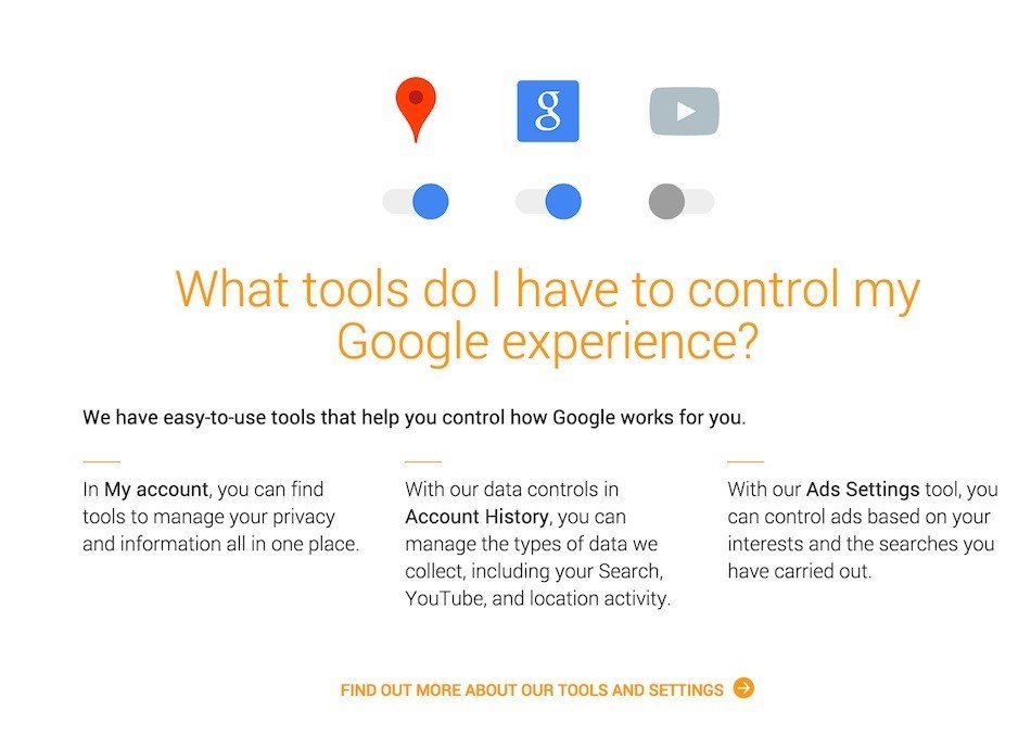 Google: What Tools Do I Have To Control