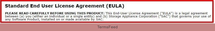 Introduction clause in EULA of Clickfree Software