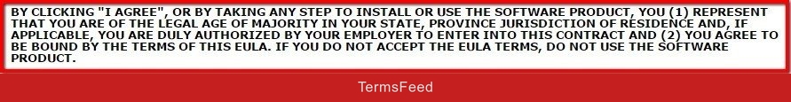 Example of Introduction clause in EULA