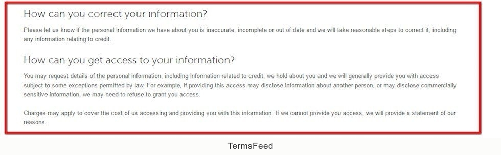 Energy Australia: Correct and Access your personal information