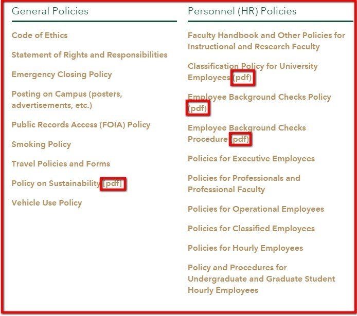 William and Mary: Some agreements are PDF