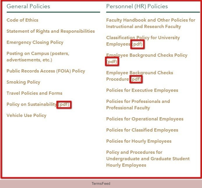 William and Mary: Some agreements are PDF
