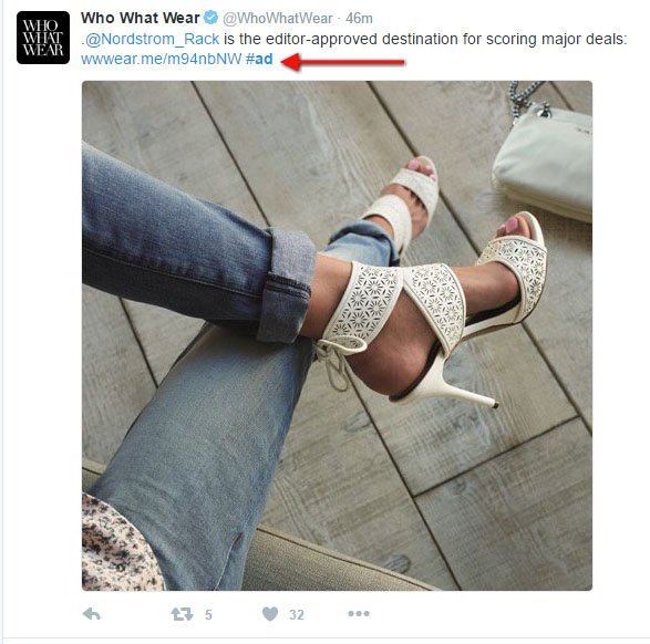 @WhoWhatWear: Tweet as Ad, Example 2