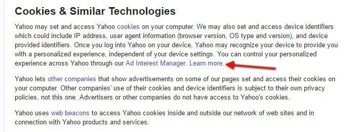 Flurry Privacy Policy: Cookies and Similar Technologies