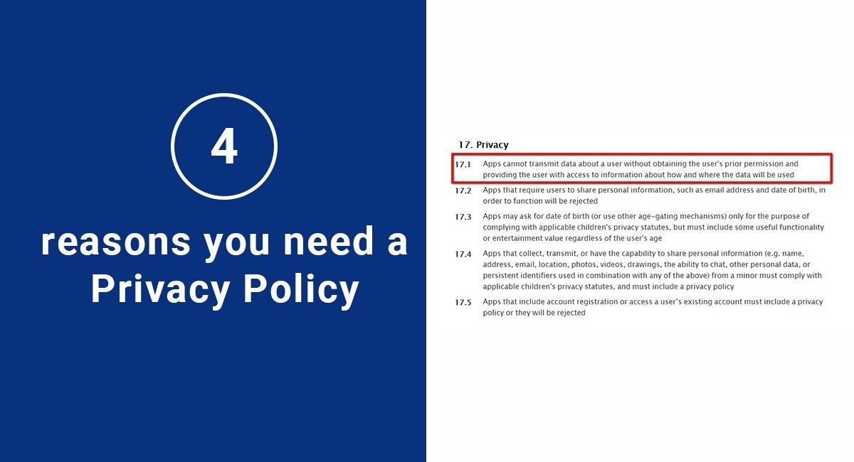 4 Reasons You Need a Privacy Policy