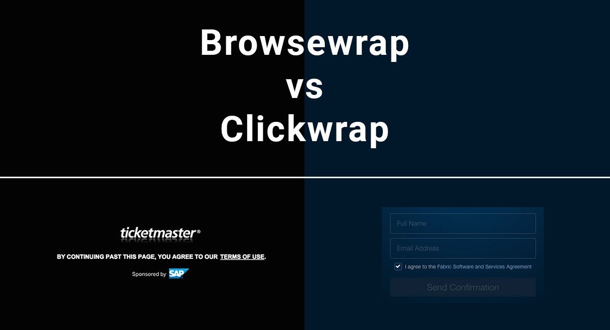 Browsewrap vs. Clickwrap