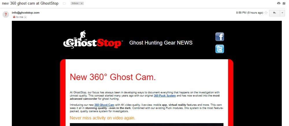 Ghost Shop email is commercial email under CAN-SPAM