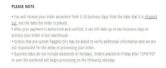 Jeffrey Campbell Shoes Shipping Policy: Please note section