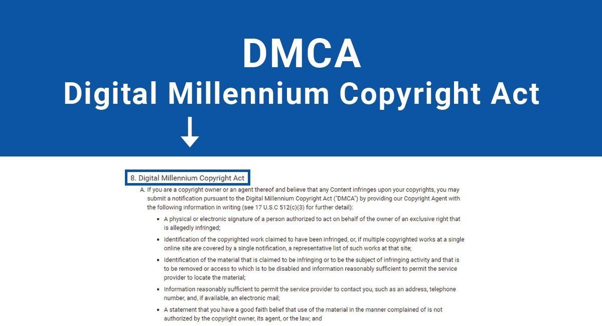 DMCA - Digital Millennium Copyright Act