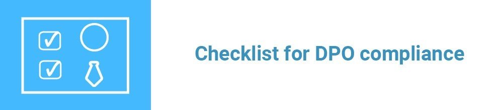 Checklist for DPO compliance