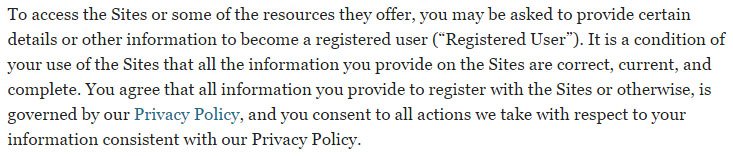 Business Insider UK: Terms &amp; Conditions reference to Privacy Policy