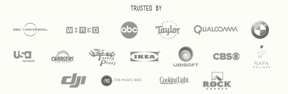 FortyOneTwenty About Us page: Logos in Trusted by list