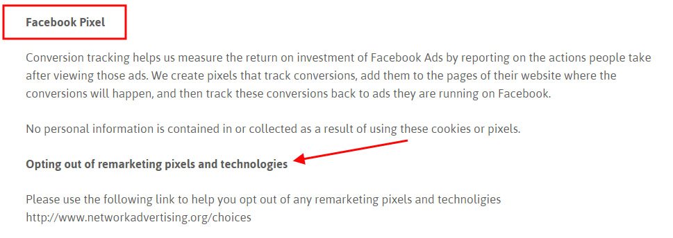 Glitch Festival Privacy Policy: Highlight on Retargeting