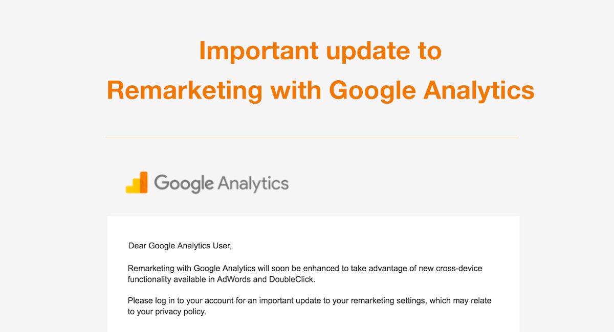 2017 Update to Remarketing with Google Analytics