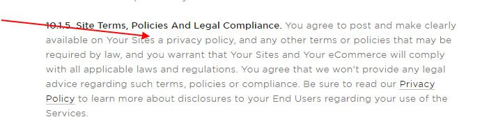 Squarespace Terms of Service: Site Terms, Policies and Legal Compliance Clause