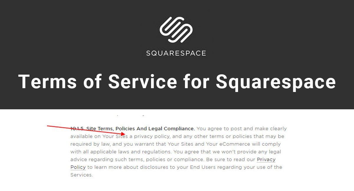 Terms of Service for Squarespace