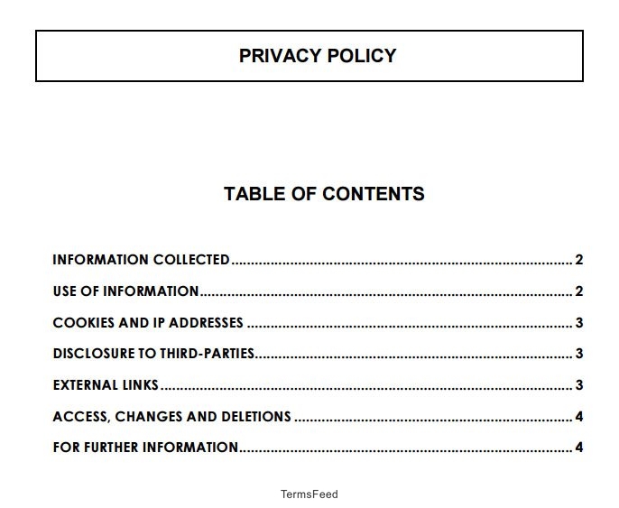 INSEAD's Privacy Policy Table of Contents