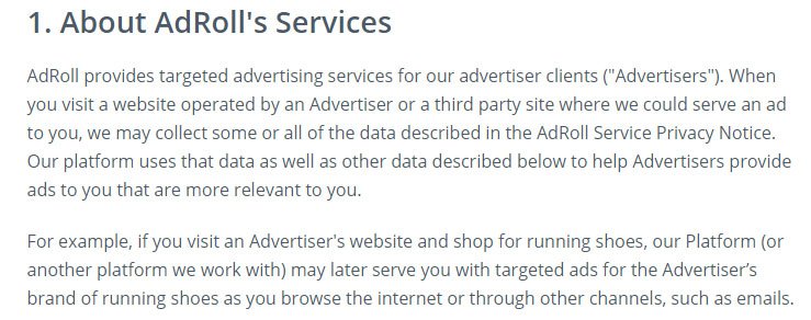 AdRoll Privacy Policy: About AdRoll
