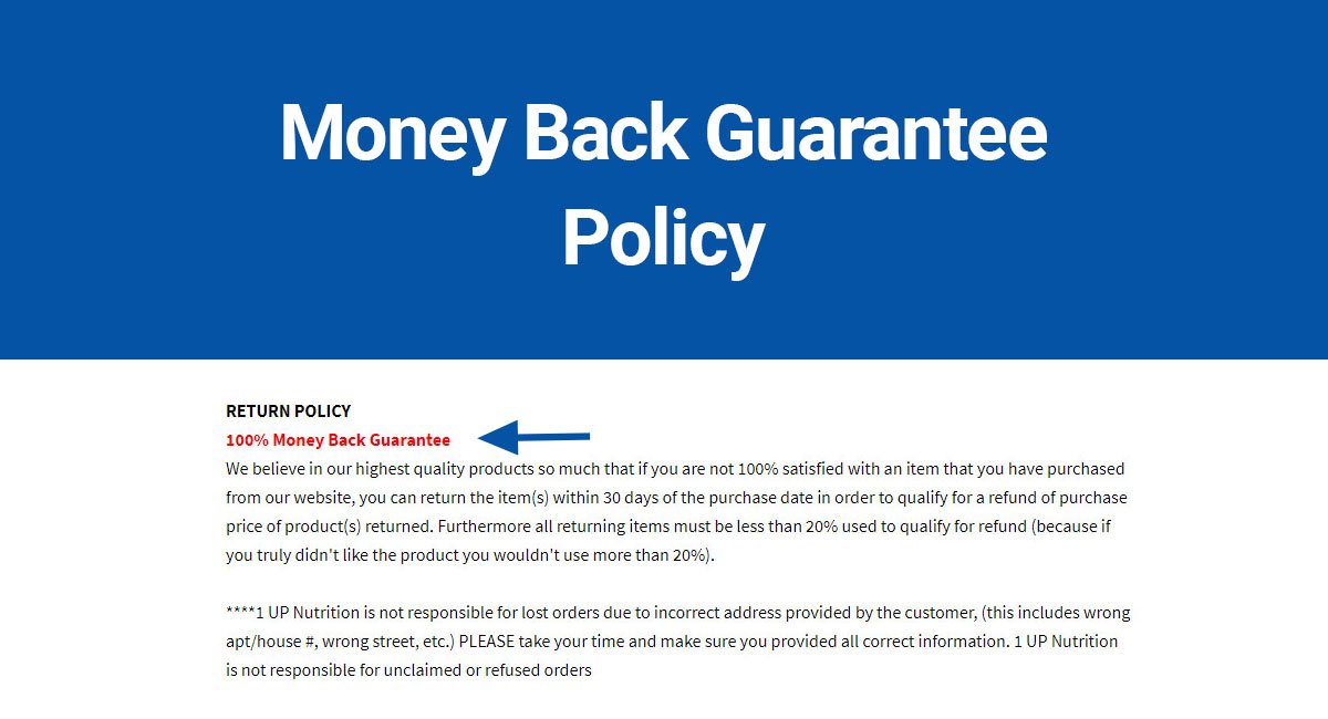 Do You Need a Money Back Guarantee?