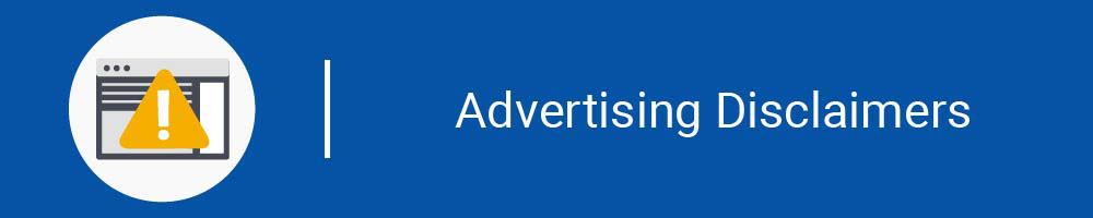 Advertising Disclaimers Image