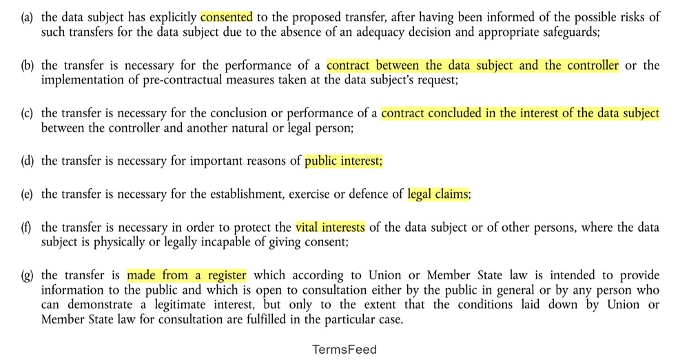 GDPR Article 49