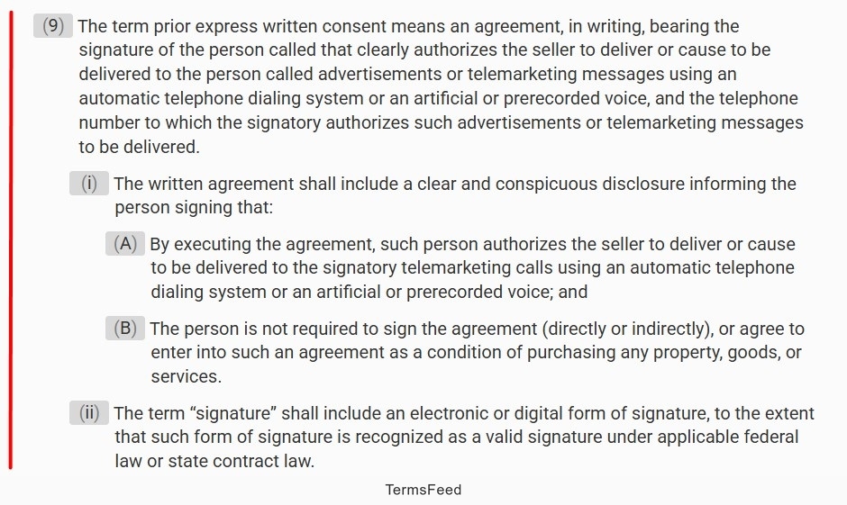tcpa-requirements-consent-agreement